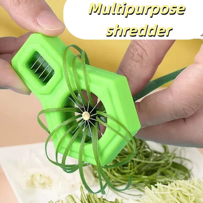 Profesionalni sekljalnik in rezalnik zelenega česna – superfin grater za zelenjavo z heksagonalnim rezilom