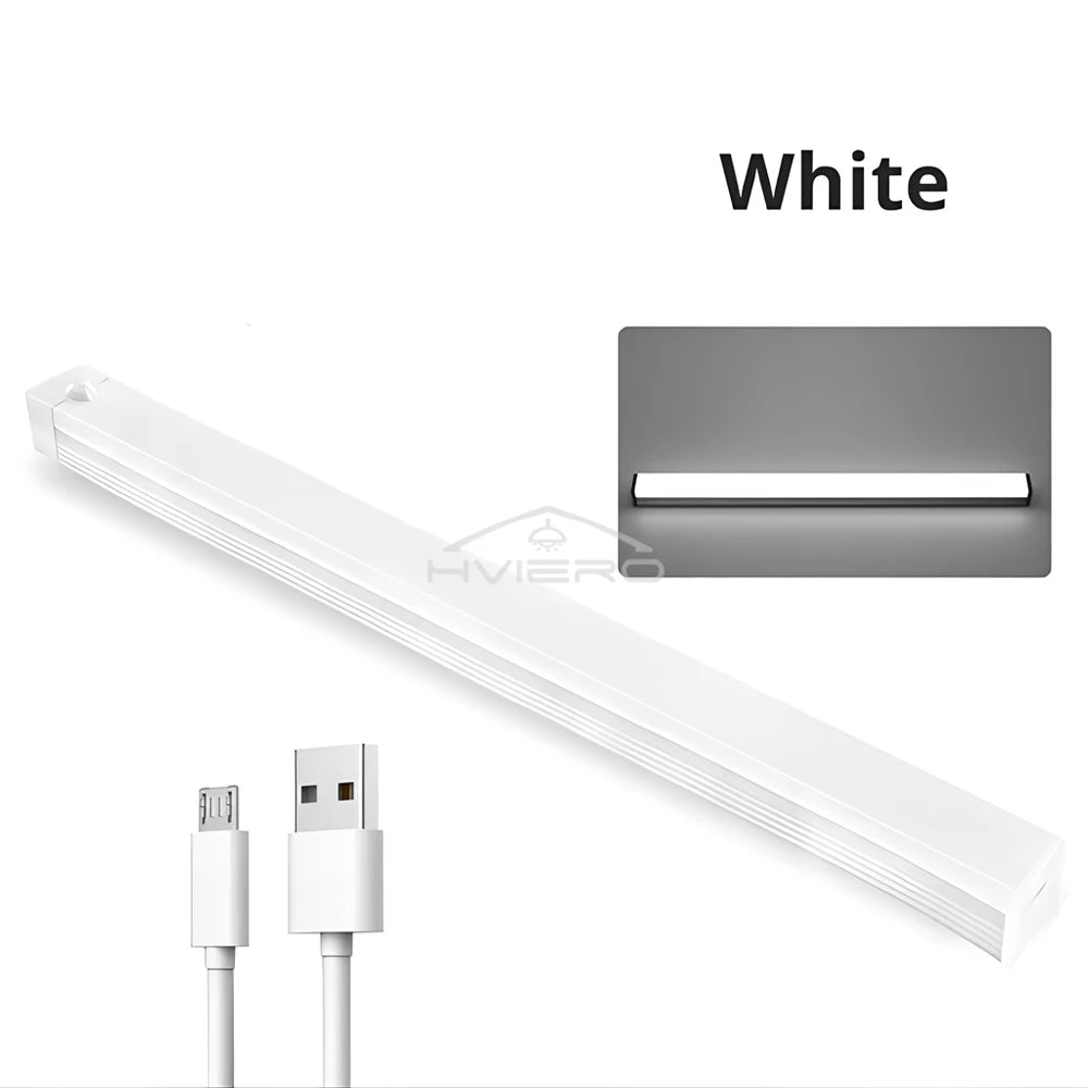 Polnilna LED svetilka z gibanjem – nočna svetloba z indukcijo, prenosna, brezžična, magnetna za omare, kuhinjo, posteljo ali sobo