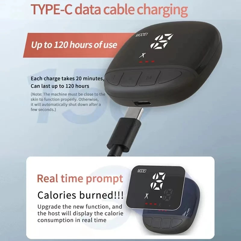 EMS stimulator mišic – trener trebuha, rok in nog za vadbo, izgubo teže in oblikovanje telesa doma