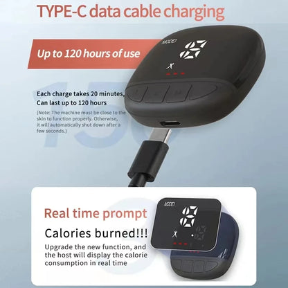 EMS stimulator mišic – trener trebuha, rok in nog za vadbo, izgubo teže in oblikovanje telesa doma