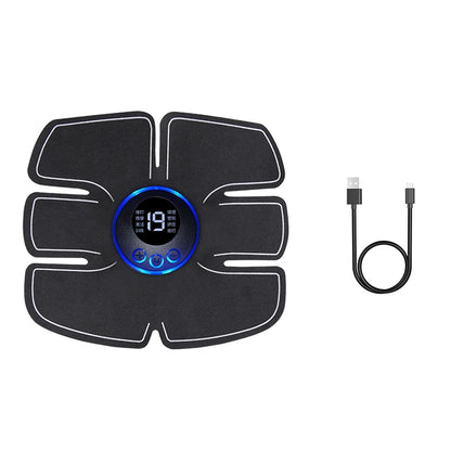 EMS stimulator mišic – USB polnljiv za trebušne mišice (6-pack/8-pack) in boke/ zadnjico, pulzna masaža za toniranje in kurjenje maščob