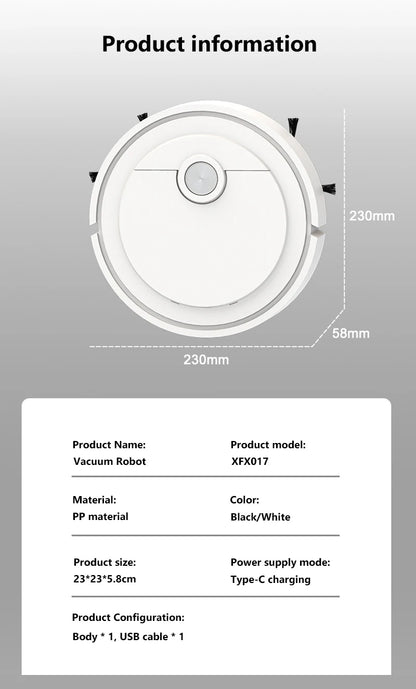 Midea 3-v-1 pametni robotski sesalnik – sesanje, pometanje in mokro čiščenje z močjo 6000Pa