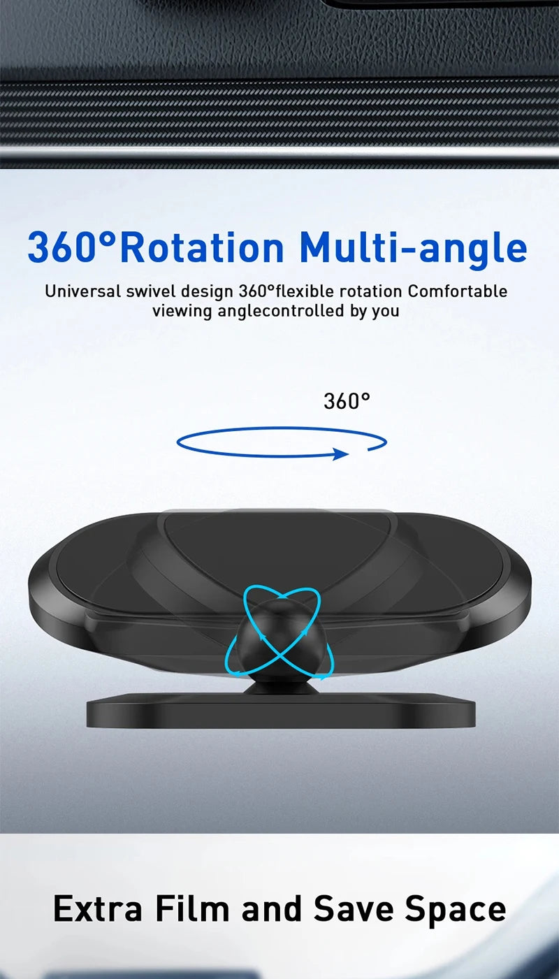 360° magnetni avto nosilec za telefon – univerzalno stojalo za iPhone, Samsung, Xiaomi, Huawei in druge