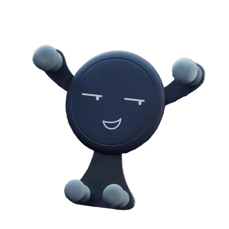 Gravity avto nosilec za telefon – stojalo za zračni prezračevalnik z nasmeškom, univerzalno za iPhone, Samsung, Xiaomi