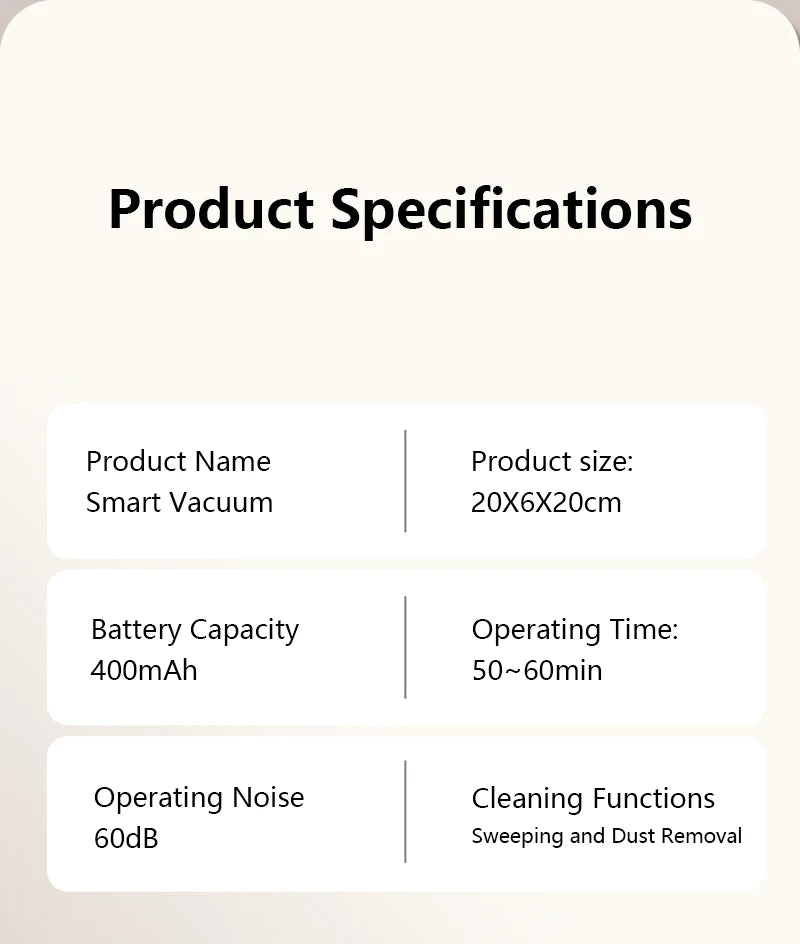 Pametni 3-v-1 robotski sesalnik in čistilec z močjo 6000Pa – sesanje, pomivanje in brisanje v enem za popolnoma čisto domovanje