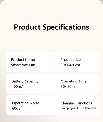 Pametni 3-v-1 robotski sesalnik in čistilec z močjo 6000Pa – sesanje, pomivanje in brisanje v enem za popolnoma čisto domovanje