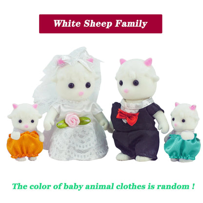 Zajček lutka 1/12 – mikro lutkovna hiška, jelenček, ovčka, slon, veverica – kuhinjski set, mini pohištvo