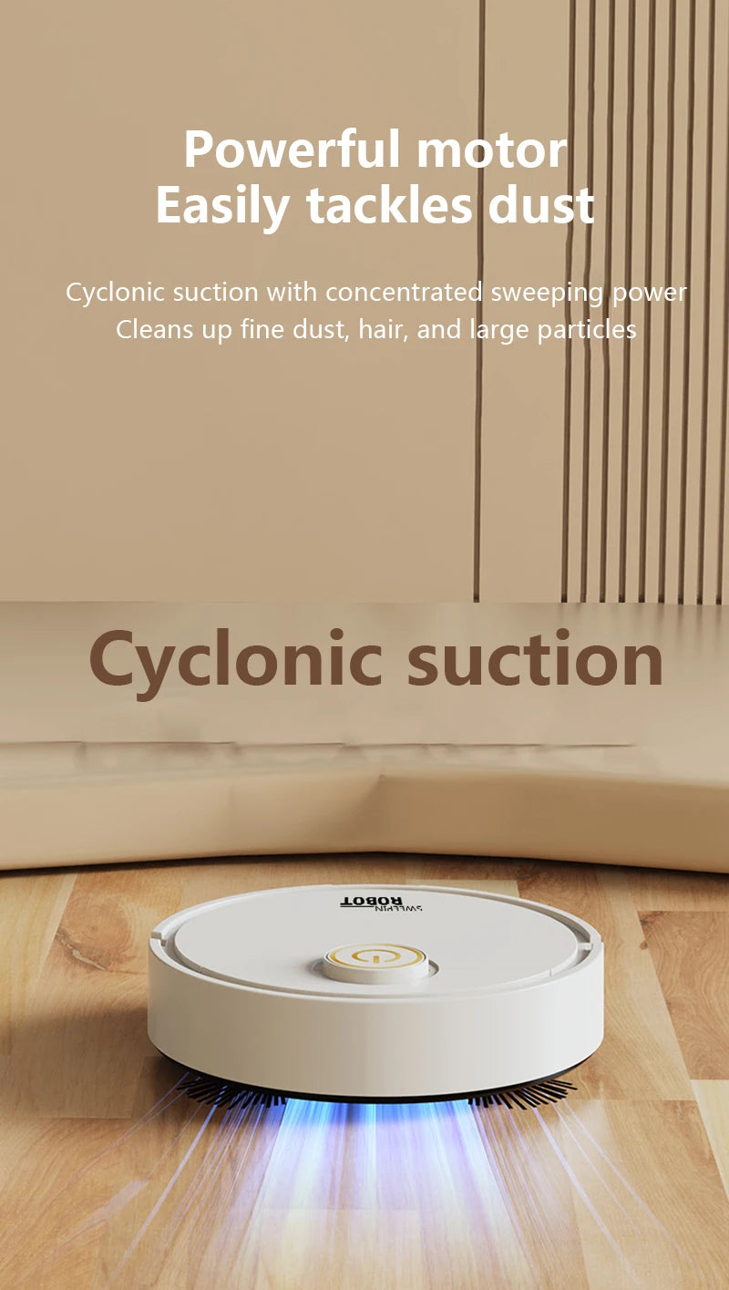 Pametni 3-v-1 robotski sesalnik in čistilec z močjo 6000Pa – sesanje, pomivanje in brisanje v enem za popolnoma čisto domovanje