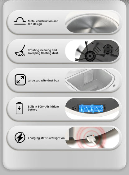 Midea 3-v-1 pametni robotski sesalnik – sesanje, pometanje in mokro čiščenje z močjo 6000Pa