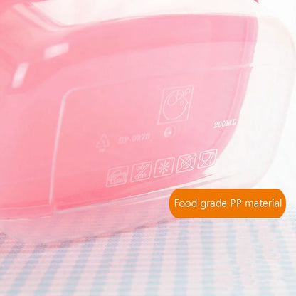 Plastična pravokotna škatla za kosilo za mikrovalovno – prenosna bento škatla za otroke, šolo, pisarno ali kampiranje