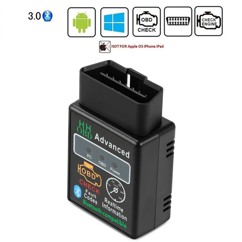 ELM327 Bluetooth OBD2 diagnostično orodje – brezžični avto skener za VW Polo, Golf, Passat, Beetle in druge modele