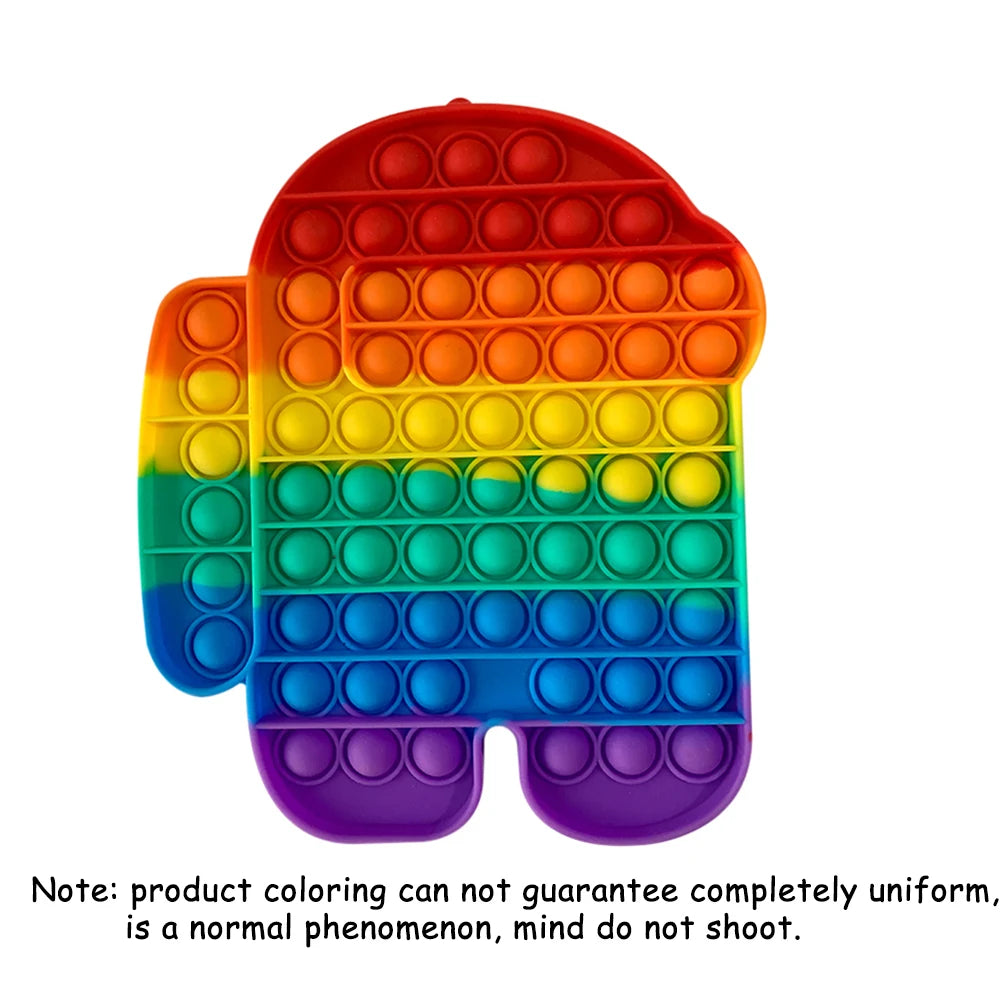 Rainbow Pop Bubble Sensory Toy | Sproščanje stresa in zabava