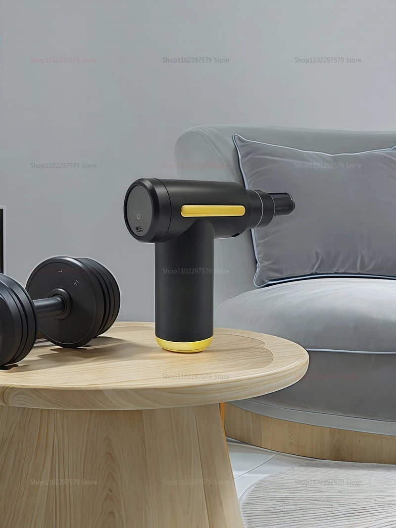 Električna masažna pištola – globinska masaža mišic za sprostitev telesa, vratu, hrbta in ramen, regeneracija po vadbi