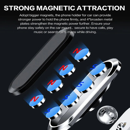 360° magnetni avto nosilec za telefon – univerzalno stojalo za iPhone, Samsung, Xiaomi, Huawei in druge
