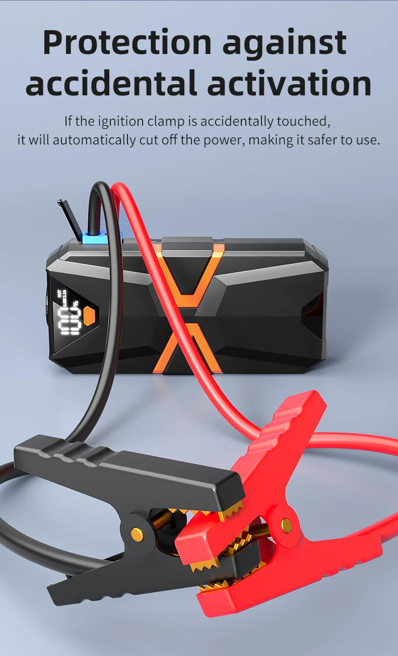 Xiaomi 10000mAh prenosni avtomobilski starter – power bank in emergency booster 12V, univerzalen za bencin in dizel