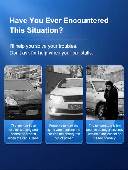 Prenosni avtomobilski starter EAFC 2000A – 20000mAh power bank in booster 12V, univerzalen za bencin in dizel