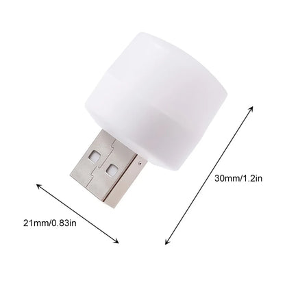5 kosov USB LED svetilk – 5V 1W, super svetle, varne za oči, za branje, računalnik, mobilno polnjenje, nočna svetloba za dom