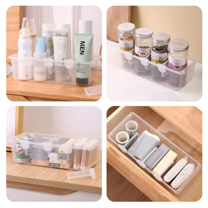 Eleganten razdelilnik za hladilnik – organizator kuhinjskih polic za steklenice, pločevinke in prostor v hladilniku