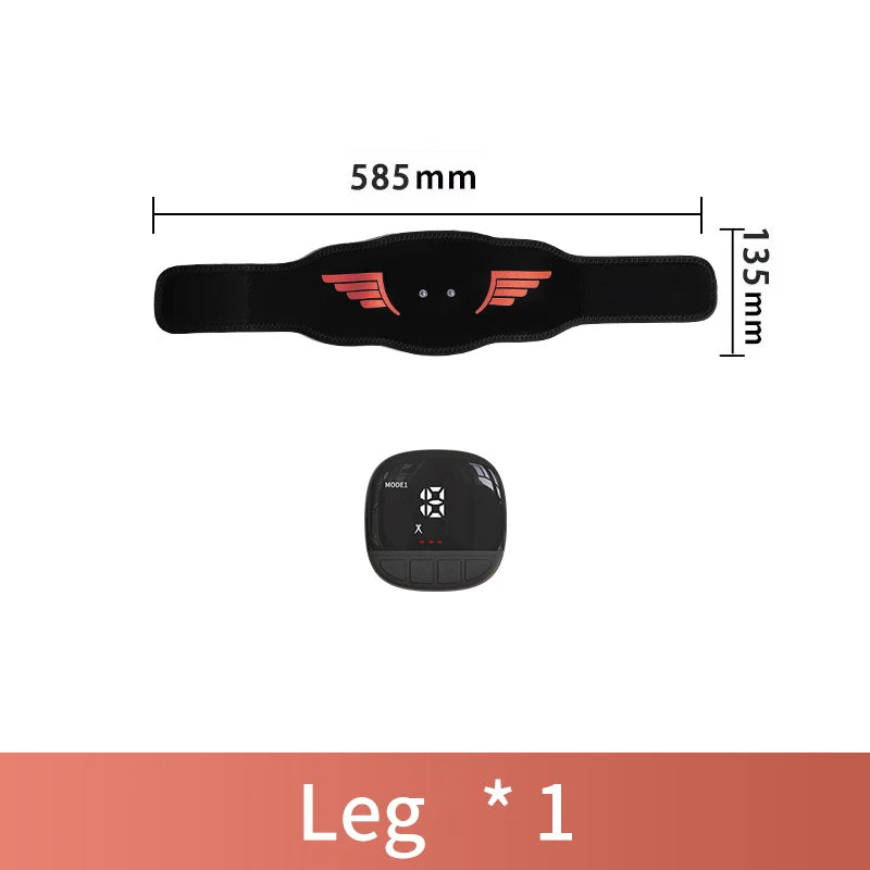 EMS stimulator mišic – trener trebuha, rok in nog za vadbo, izgubo teže in oblikovanje telesa doma