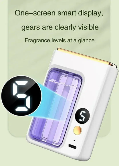 Samodejni pametni difuzor eteričnih olj – stenski aromaterapevtski vlažilnik zraka z dezodoracijo za kopalnico