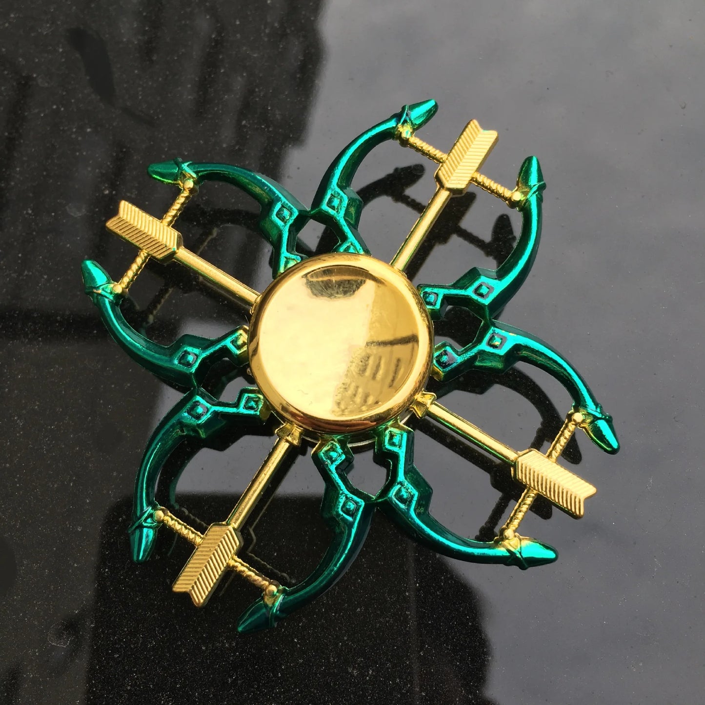 Trpežen kovinski fidget spinner | Antistres zabava za otroke in odrasle