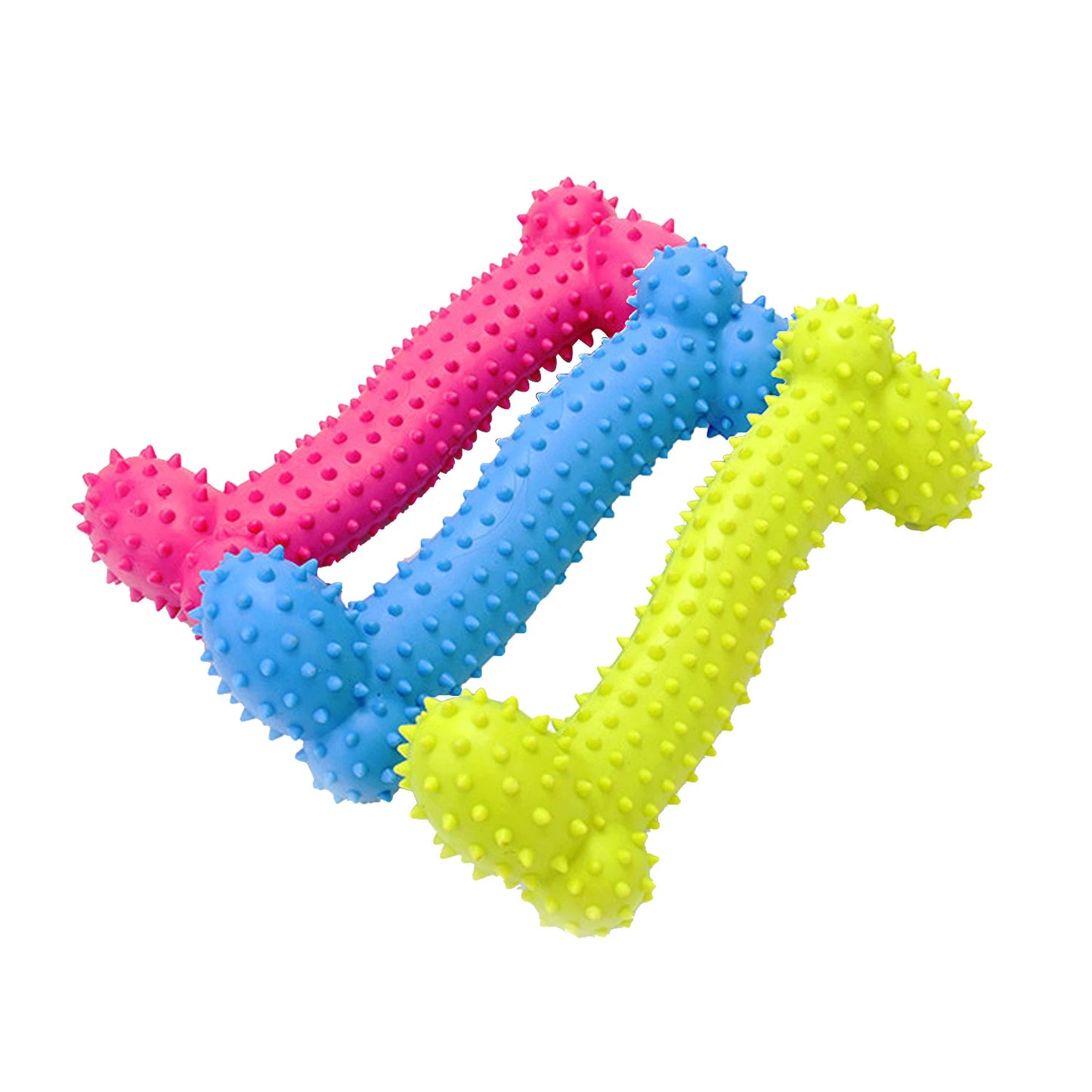 Gumijasta Igračka za Pse – Žvečljiva Kostička za Čiščenje Zob, Trening in Interaktivno Igro