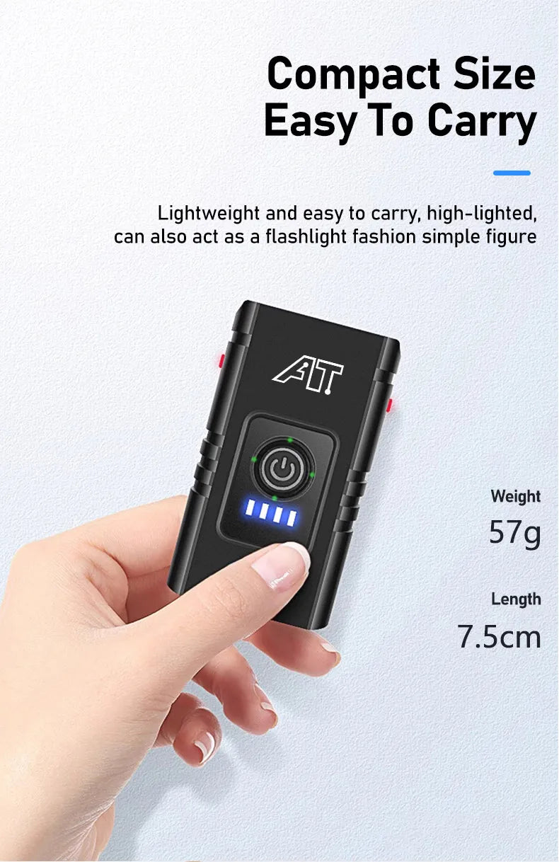 LED prednja kolesarska luč – Type-C polnilna, za gorska in cestna kolesa, enostavna namestitev