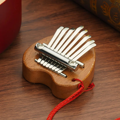 Romantični dar – Prenosna 8-tipkasta Kalimba z učbenikom in škatlo, Akrilna prstna piščal, Popolno glasbeno doživetje za začetnike in skupne trenutke