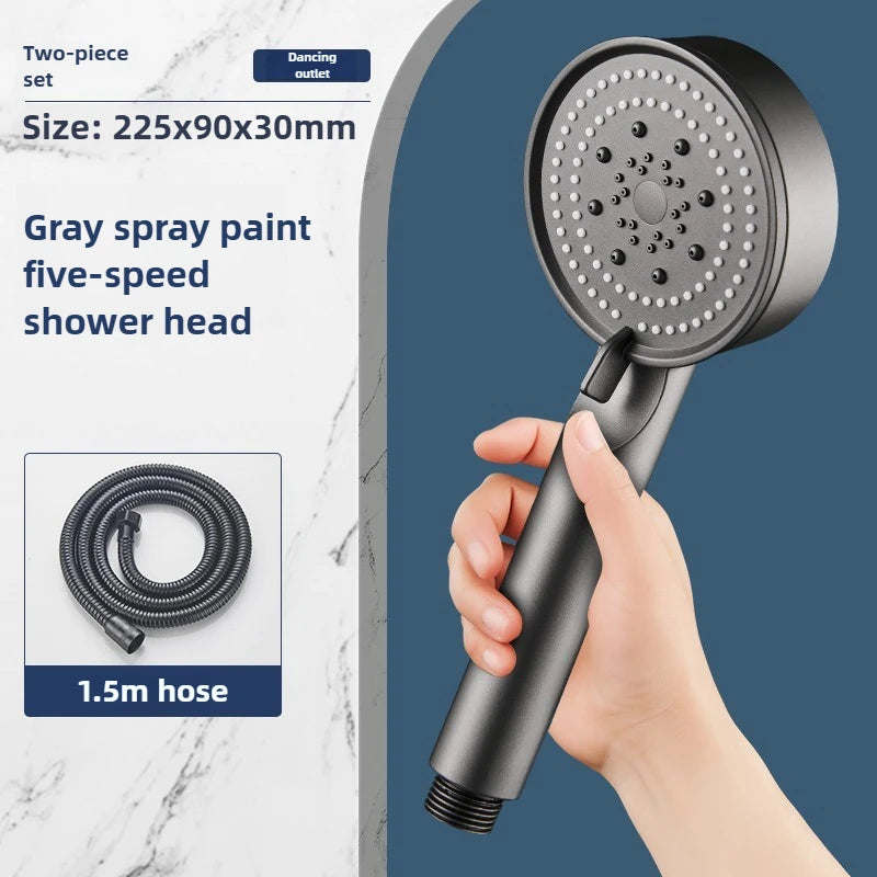 Ročni tuš s 5 načini pršenja – visok pritisk, varčna poraba vode, enostavna montaža