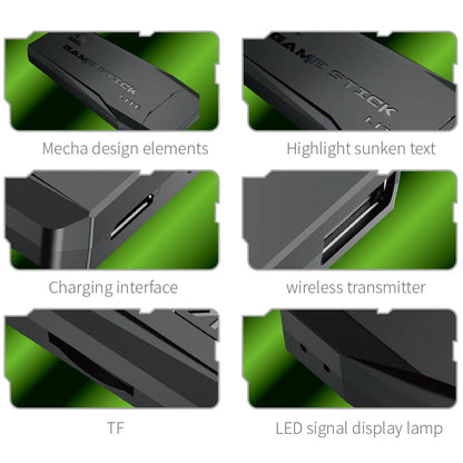 M8 + 4K Mini Igralna Konzola – 20.000 iger v eni konzoli z dvema brezžičnima kontrolerjema