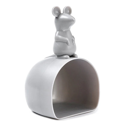 Merilna žlica za riž v obliki miške – plastična žlica za groba zrna, kuhinjski pripomoček