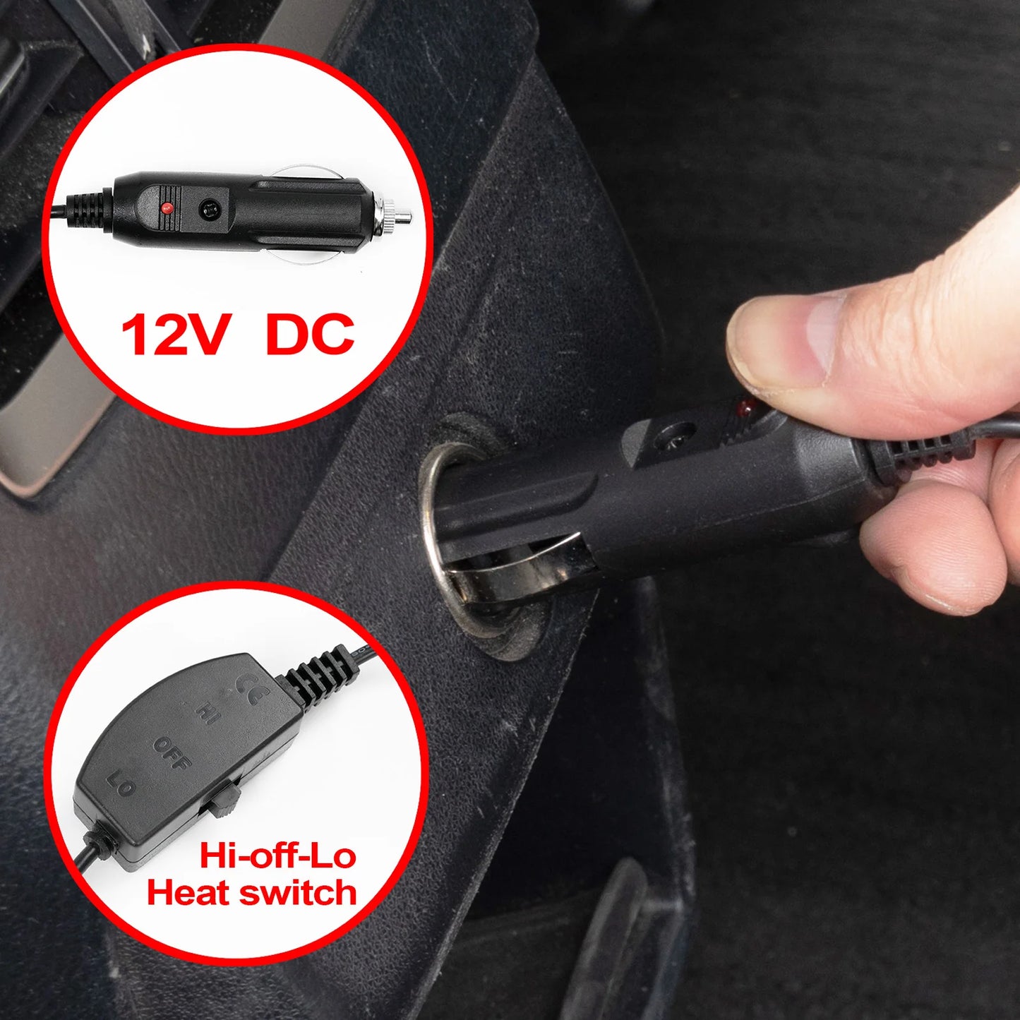 Ogrevana univerzalna prevleka za avtomobilski sedež 12V – hitro segrevanje, zaščita in udobje