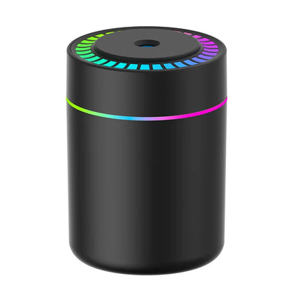 Učinkovit in zmogljiv vlažilnik zraka 180 ml – aroma difuzor z eteričnimi olji in barvnimi LED lučkami za dom, avto ali spalnico