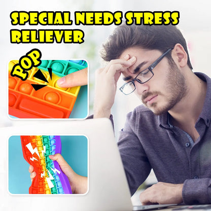 Pop It bubble tipkovnica | Antistres igrača za otroke in odrasle