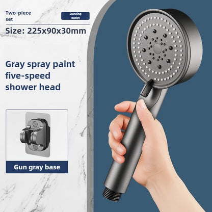 Ročni tuš s 5 načini pršenja – visok pritisk, varčna poraba vode, enostavna montaža