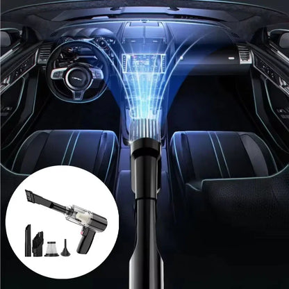 Prenosni brezžični sesalnik 12000Pa za avto in dom | Kompakten mini ročni sesalnik s HEPA filtrom