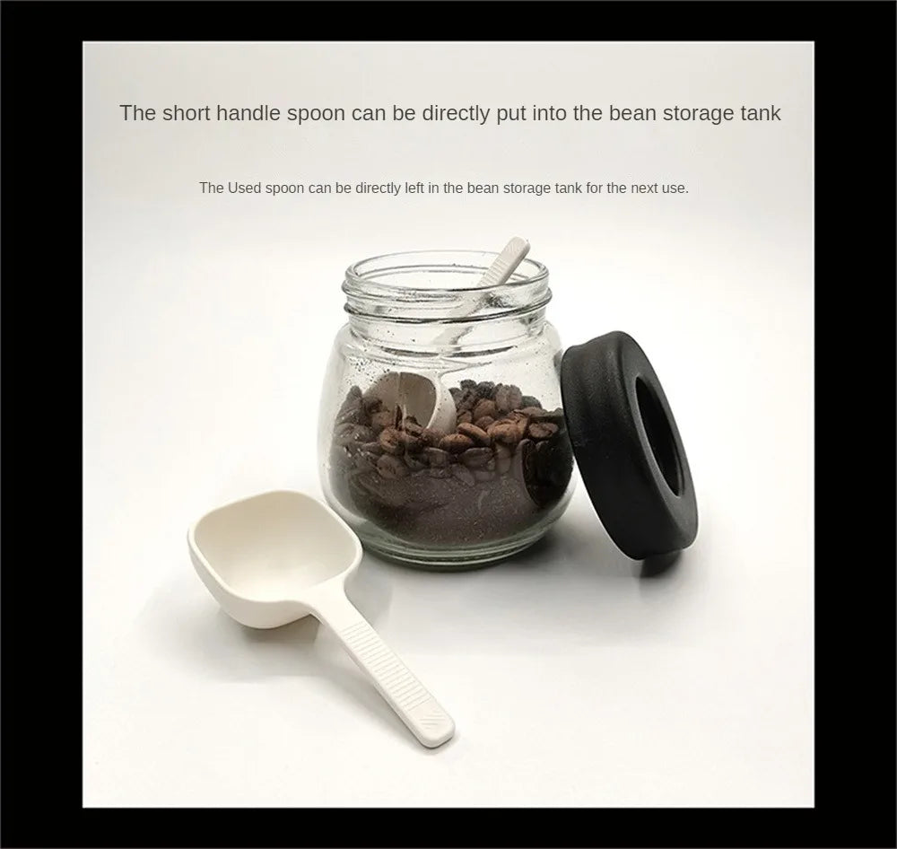 Kreativna merilna žlica za kavo – protidrsna žlica za kavna zrna, z dolgim ali kratkim ročajem, kuhinjski pripomoček za merjenje in peko