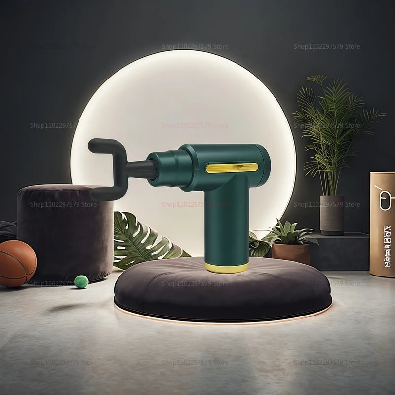 Električna masažna pištola – globinska masaža mišic za sprostitev telesa, vratu, hrbta in ramen, regeneracija po vadbi