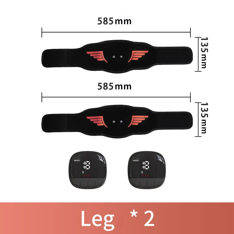 EMS stimulator mišic – trener trebuha, rok in nog za vadbo, izgubo teže in oblikovanje telesa doma