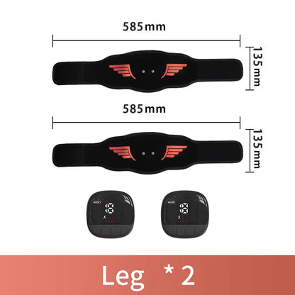 EMS stimulator mišic – trener trebuha, rok in nog za vadbo, izgubo teže in oblikovanje telesa doma