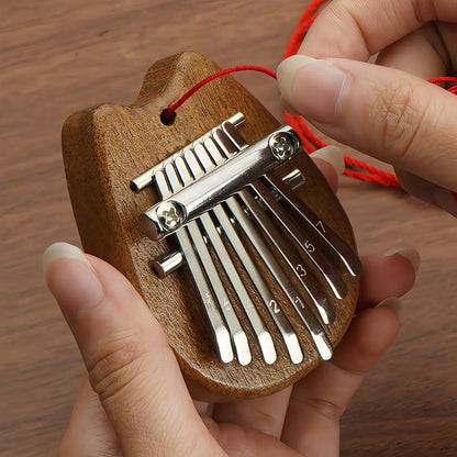 Romantični dar – Prenosna 8-tipkasta Kalimba z učbenikom in škatlo, Akrilna prstna piščal, Popolno glasbeno doživetje za začetnike in skupne trenutke