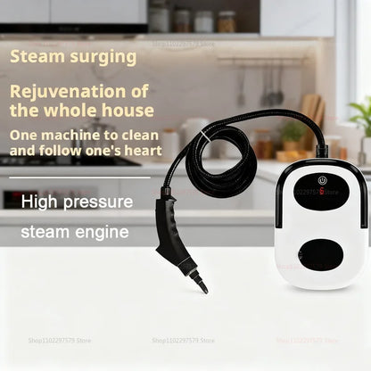 Visokotemperaturni parni čistilec 2500W – z zaslonom na dotik, za gospodinjstvo, klimatske naprave, kuhinjske nape, hitro segrevanje, avte