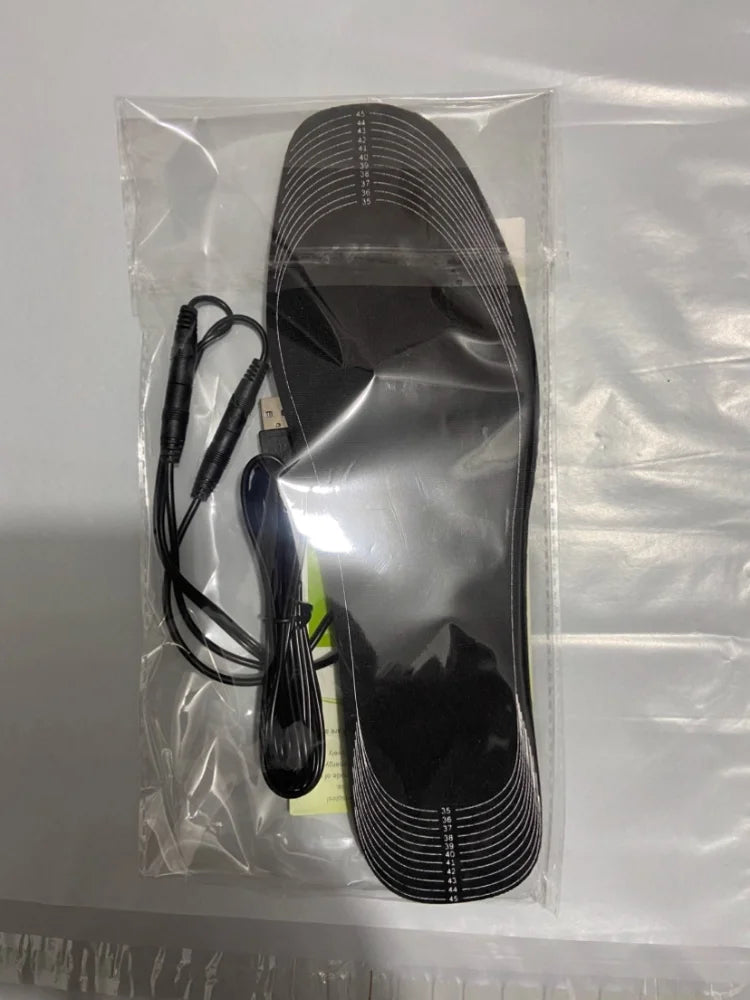 USB grelni vložki za čevlje – električni grelnik stopal, ogrevani vložki za noge, zimski športni vložki z nastavljivo toploto