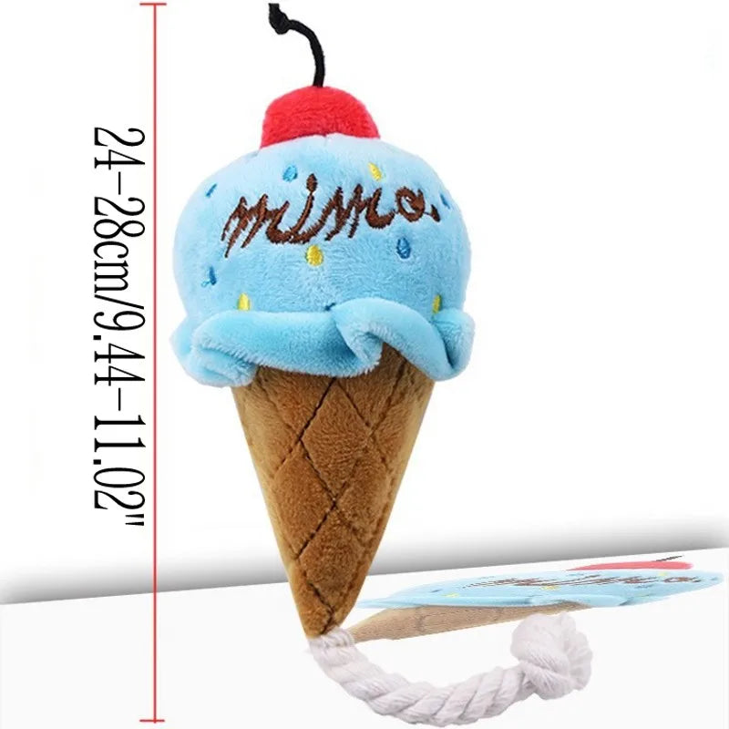 Plišasta Igračka za Male Pse – Kosti za Žvečenje z Zvokom, Primerna za Mladiče in Majhne Pse