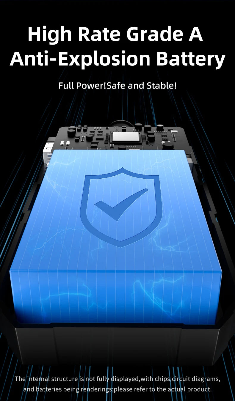 Xiaomi 10000mAh prenosni avtomobilski starter – power bank in emergency booster 12V, univerzalen za bencin in dizel