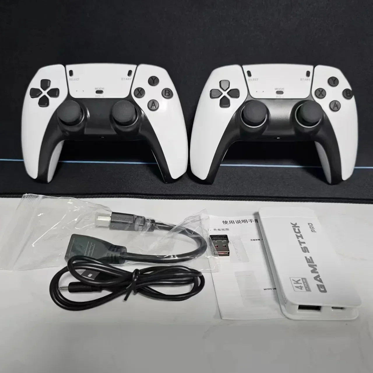 Igralna Konzola z 30.000+ iger, 2 brezžična igralna ploščka, Retro 4K - 128GB