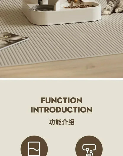 Samodejna Posoda za Hrano in Vodo za Pse in Mačke – Velik Prostorninski Dozirnik za Hrano z Vodnjakom