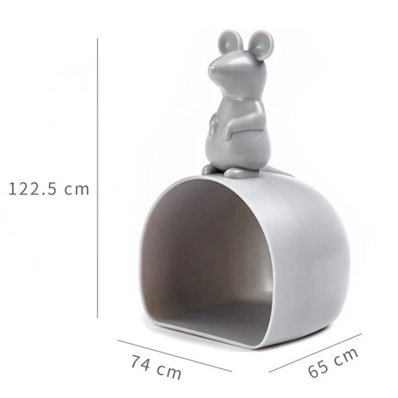 Merilna žlica za riž v obliki miške – plastična žlica za groba zrna, kuhinjski pripomoček