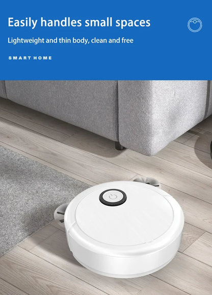 Beli pametni 3-v-1 robotski sesalnik – sesanje, pometanje in pomivanje z močjo 6000Pa