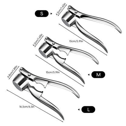 Večnamenski stiskalnik za česen in orehe – ročni mlinček in stiskalnik, kuhinjski pripomoček iz aluminijaste zlitine